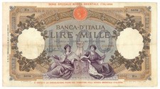1000 LIRE CAPRANESI MARINARE AFRICA ORIENTALE ITALIANA AOI 14/01/1939 qBB