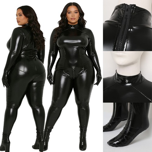 Body donna catsuit wet look