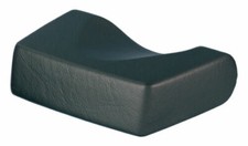 Lettino Solare Cuscino Schiuma Testa Riposo Per Sdraiati Giù Nero Facile Pulire