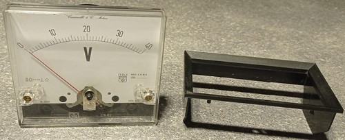Voltmetro analogico 40v dc - analogico, 0-40v