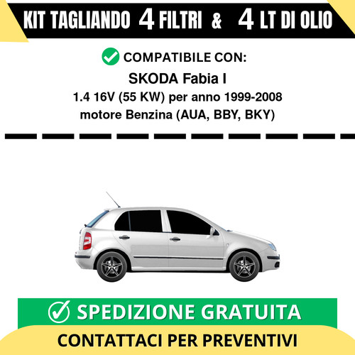 Tagliando per skoda fabia - fabia, i