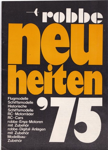 Robbe modellismo 1975 - modellismo, rc