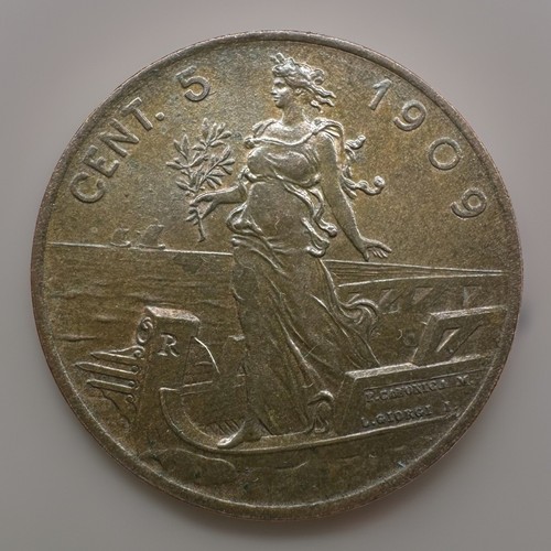 Centesimi 1909 qfdc vittorio - centesimi,