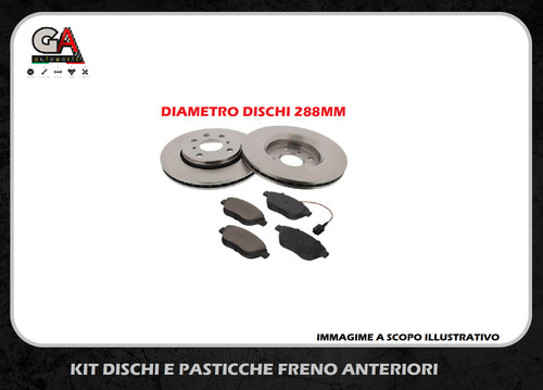 Kit dischi pastiglie freno - kit,