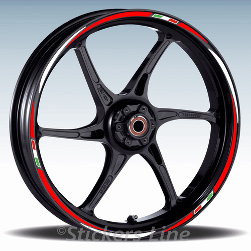 Adesivi ruote moto strisce