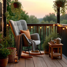 Sedia a Dondolo Da Giardino