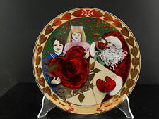 ROYAL COPENHAGEN PORCELLANA PIATTO CUORI NATALE 2008 COLLEZIONE HEARTS OF XMAS