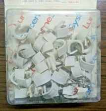 FISSACAVI IN PLASTICA  200 pz LUMESYSTEM PER CAVI E TUBI 14 MM