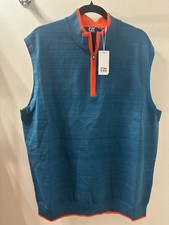 Gilet da golf uomo Cutter And Buck XL colore acqua nuovo - nuovo con etichette MCS00009