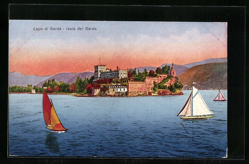 Cartolina isola del - cartolina,