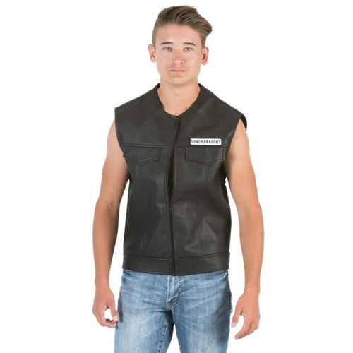 Gilet biker vintage - soa, sons