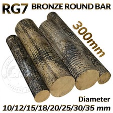 Barra tonda bronzo stagno massiccio asta bronzo diametro 10/12/15/18/20/25 mm lunghezza 300 mm