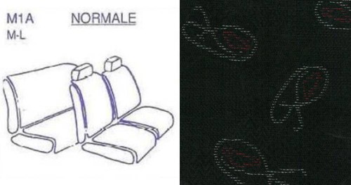 Set fodere coprisedili - fodere,