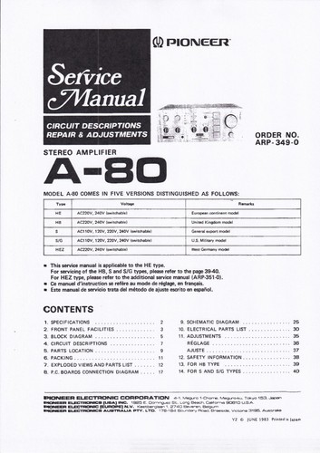 Manuale servizio per - manuale, di