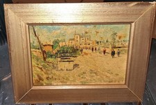 Dipinto Ad Olio Su Cartone