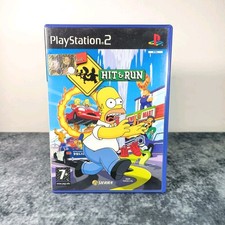 THE SIMPSON HIT & RUN PS2  Multilingua Playstation 2 COMPLETO Uk PAL Inglese