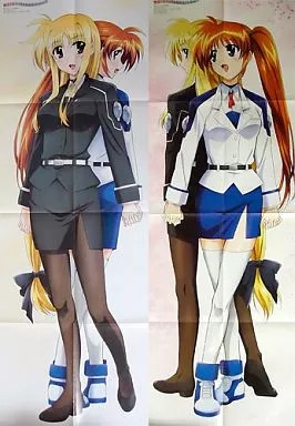 Nanoha fate anime poster - &,