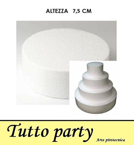 Base polistirolo torta - base, altezza