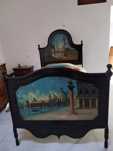 Letto matrimoniale antico - antico, con