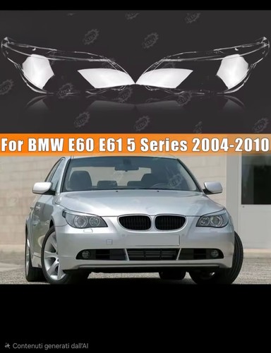 Coppia vetri fari bmw - vetri, e60