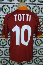 TOTTI ROMA 2001/2002 SHIRT MAGLIA CALCIO FOOTBALL SOCCER CAMISETA JERSEY MAILLOT