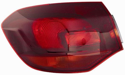 Fanale post rosso scuro - post,