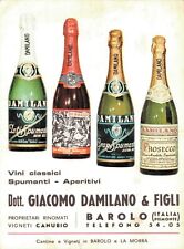 Pubblicità Giacomo Damilano  Barolo La Morra f. Grande non spedita 