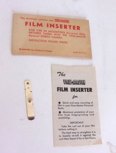Viewmaster film inserter - viewmaster,