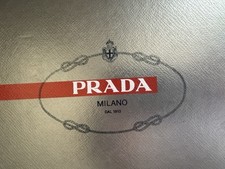 Prada Sneaker Scarpe Vera Pelle Donna