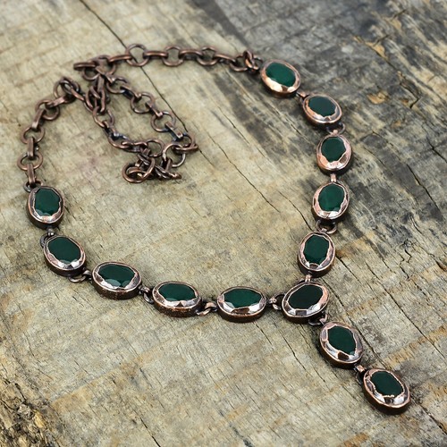 Collana catena elettroformata