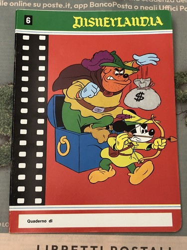 1970 quaderno disneylandia - quaderno, n°