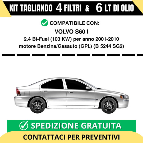 Tagliando per volvo s60 4 - tagliando,