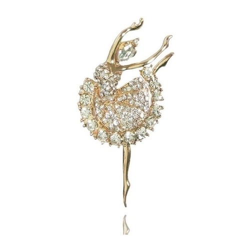 Spilla ballerina cristallo - ballerina, in