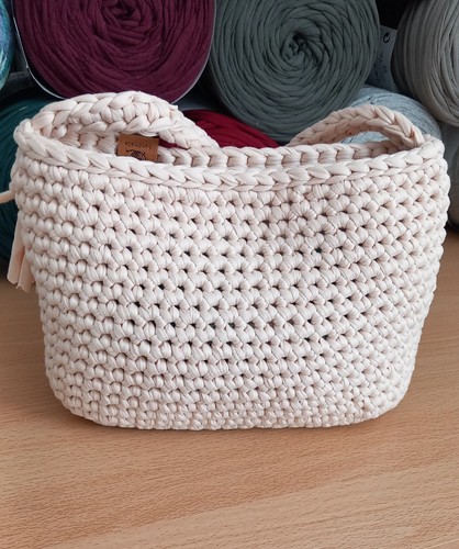 Mini borsa maglia fatta - fatta, a