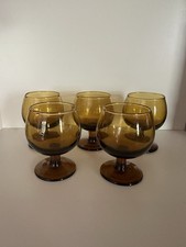 Bicchierini di vetro ambrato per liquore