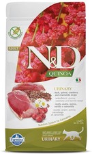 Farmina Cat N&D Quinoa Adult Urinary Anatra e Mirtilli 5 kg Gatti Adulti Calcoli