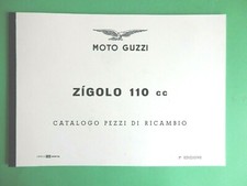 Moto Guzzi Zigolo 110cc, ital. Lista ricambi 1° Edizione 1960