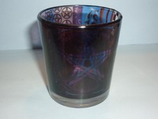 PORTACANDELE PENTACOLO dipinto