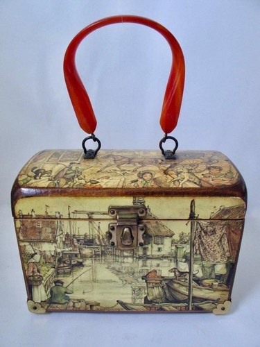 Scatola legno sherry - , vintage