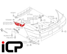 Supporto paraurti originale LH adatto a: Subaru Impreza Berlina 00-07