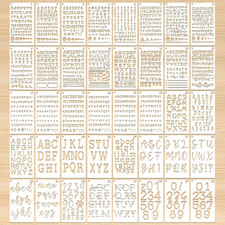40 Pz Stencil per Pittura
