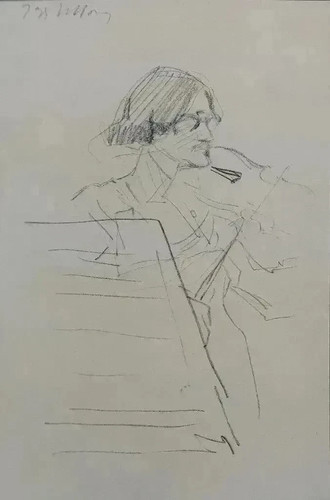 Jacques villon violinista - jacques, un
