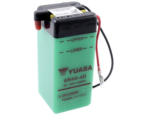 Batteria 4ah yuasa 6n4a4d - batteria,