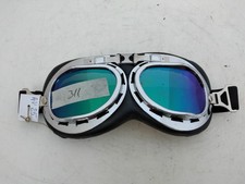 occhiali in pelle moto vintage