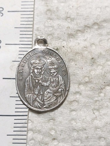 Vecchia medaglia argento - medaglia, beata