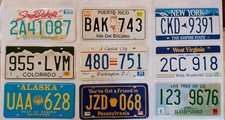 targhe auto americane
