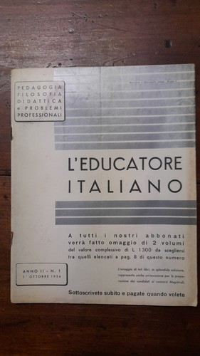 Rivista educatore italiano - l'educatore,