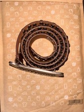 Cintura John Galliano in pelle marrone usata