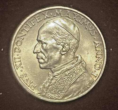 Vaticano lire 1939 moneta - vaticano,