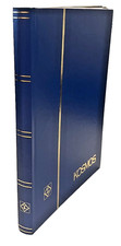 Classificatore francobolli Leuchtturm Kosmos 16 pagine/32 facc. A4 Blu